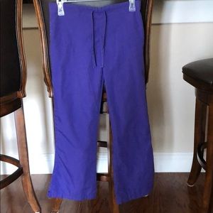 Purple XXS petite Cherokee Workwear scrub pants
